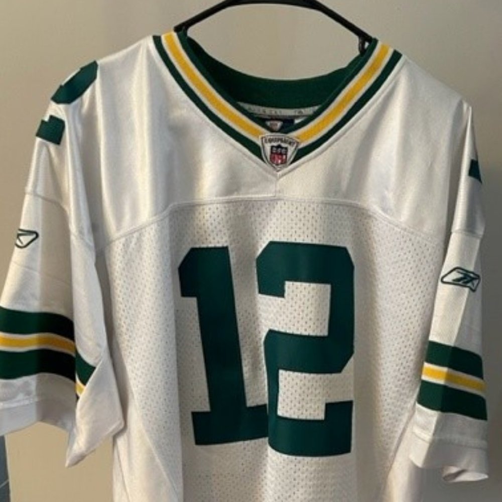 Aaron Rodgers - Green Bay Stitched Reebok Away Jersey